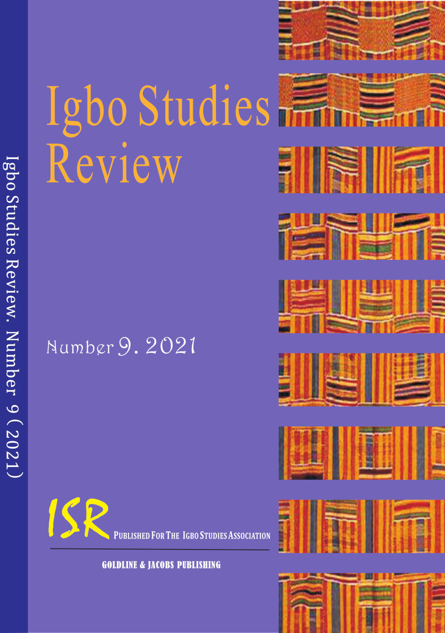 Igbo Studies Review, 9, 2021