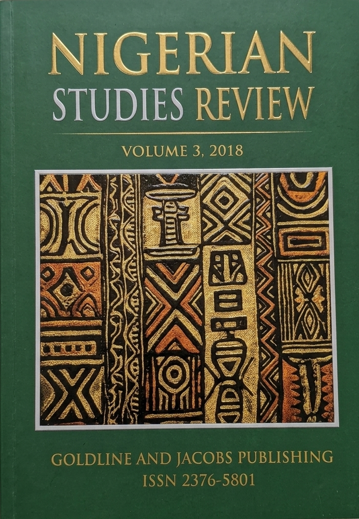 Nigerian Studies Review  Volume 3