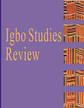 Igbo Studies Review cover